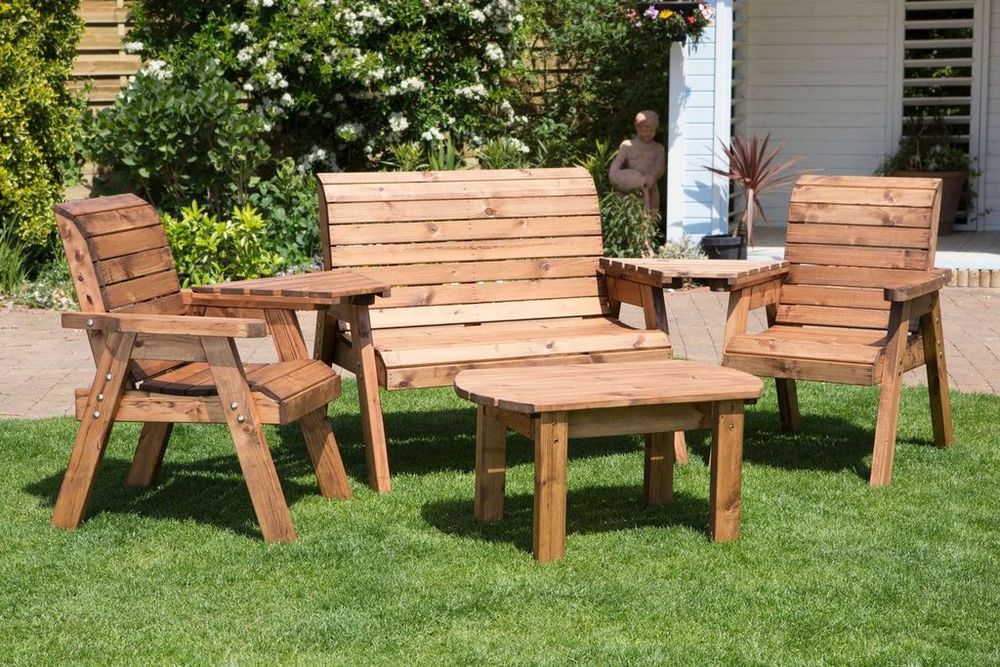 Four Seater Wooden Multi Set