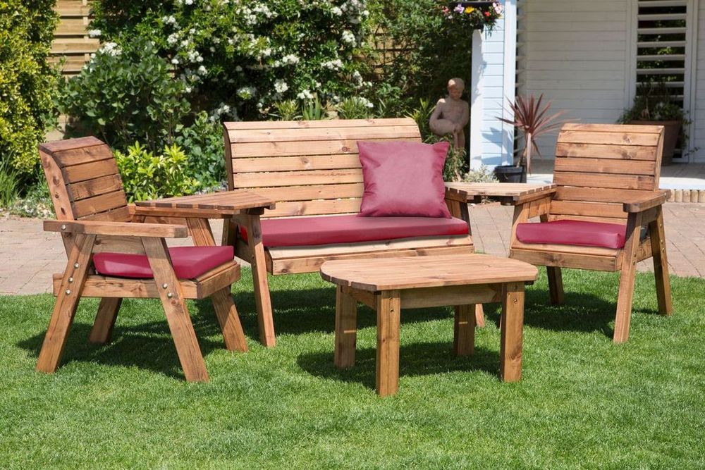 Four Seater Wooden Multi Set