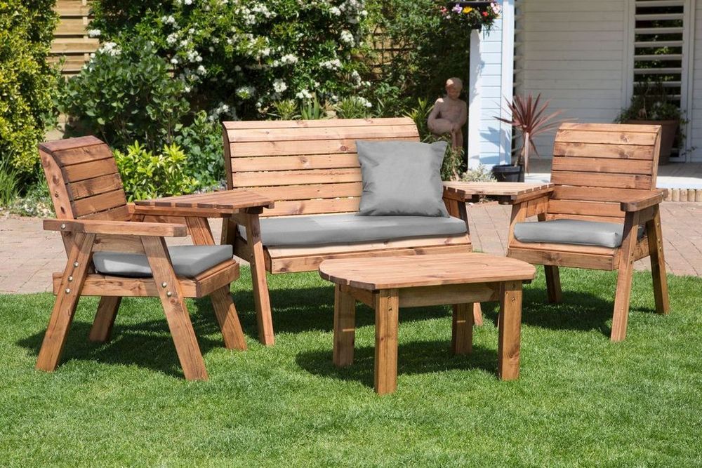 Four Seater Wooden Multi Set